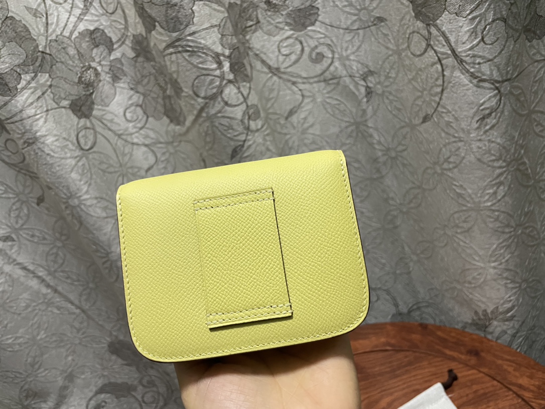 에르메스 콘스탄스백 미니 옐로우 금장